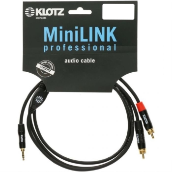 Klotz KY7-150 Kabel audio mini jack stereo-2x RCA 1,5m